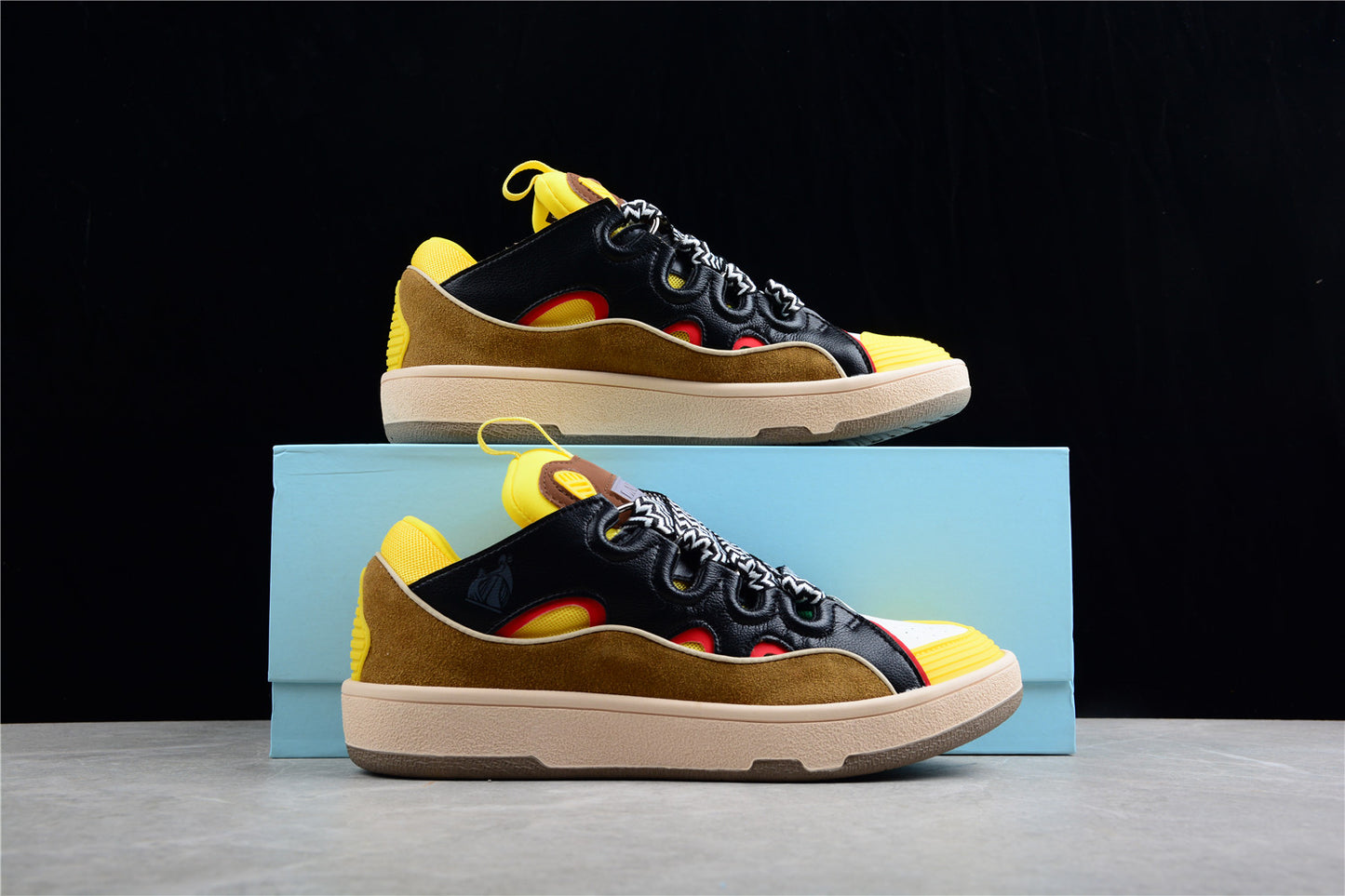 Lanvin Curb Sneaker 'Black Yellow' - Best Reps Website 2025