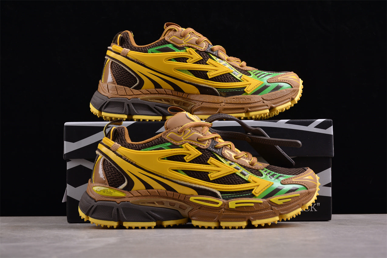 OFF-WHITE Be Right Back in Brown/Yellow