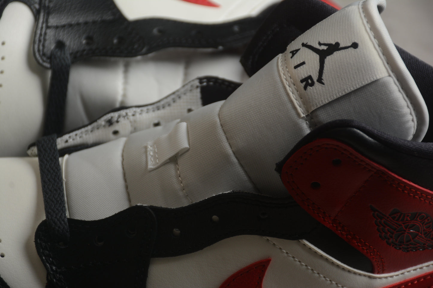 Air Jordan 1 Mid Retro White Red Black - Best Reps Website 2025