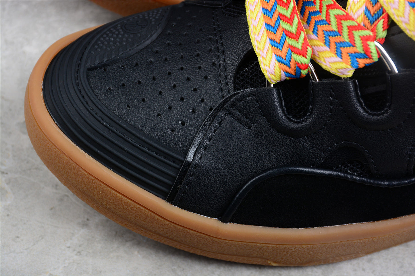 Lanvin Leather Curb 'Black Brown' - Best Reps Website 2025
