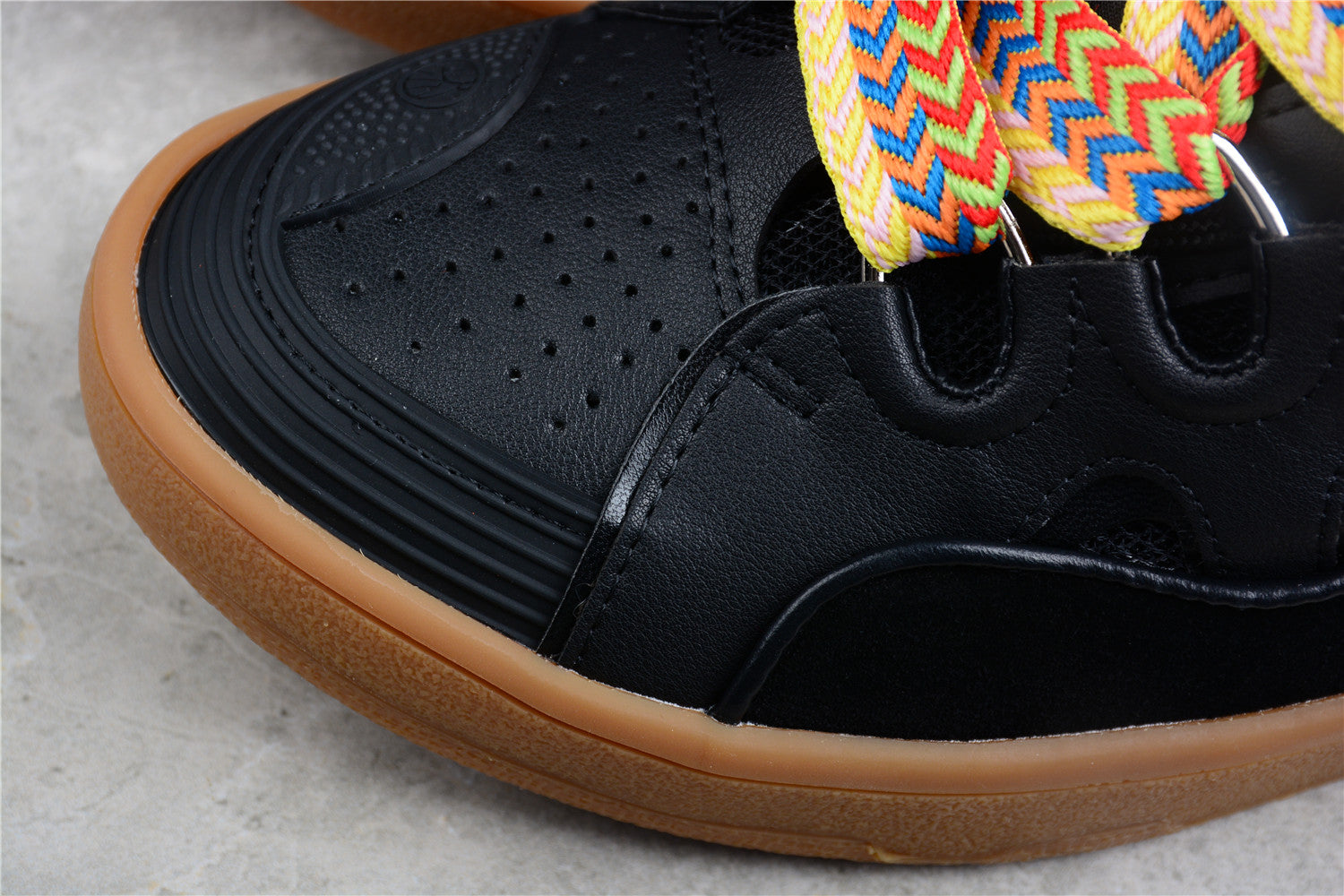 Lanvin Leather Curb 'Black Brown' - Best Reps Website 2025