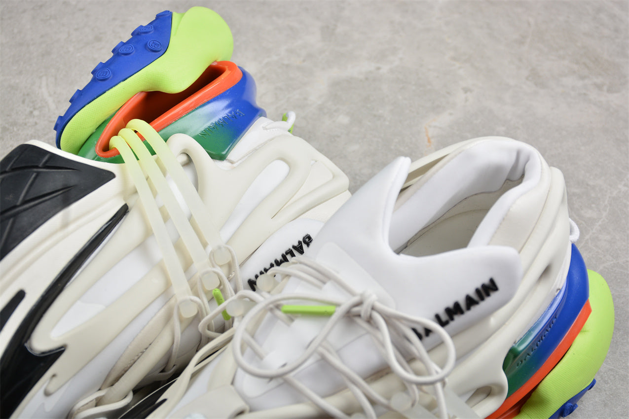 Balmain Unicorn Trainers in Neoprene and Leather White - Best Reps Website 2025