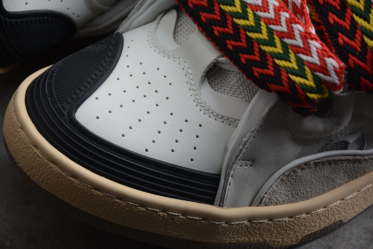 Lanvin Leather Curb 'White Black Gum' (Women's) - Best Reps Website 2025