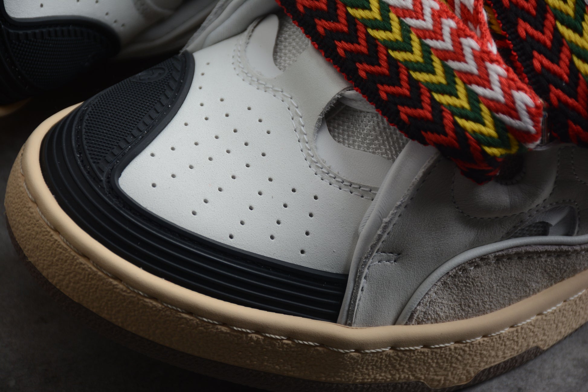 Lanvin Leather Curb 'White Black Gum' (Women's) - Best Reps Website 2025