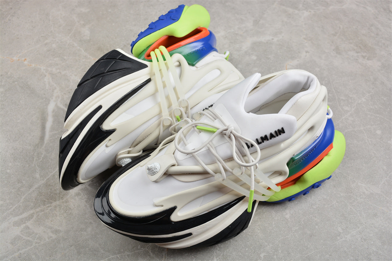 Balmain Unicorn Trainers in Neoprene and Leather White - Best Reps Website 2025