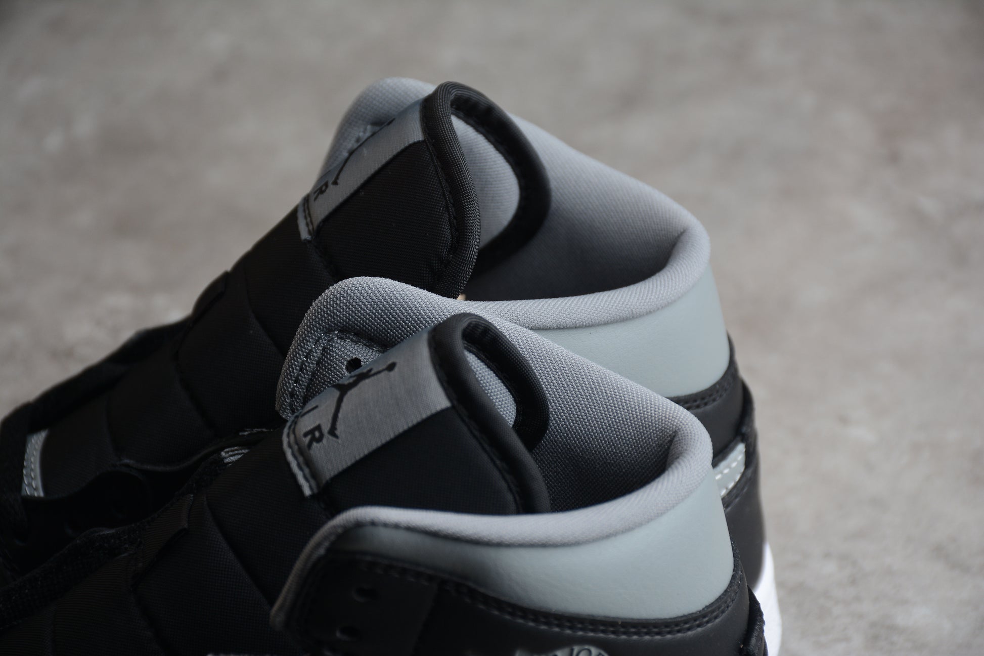 Nike Air Jordan 1 Mid Black/Particle Grey/White - Best Reps Website 2025