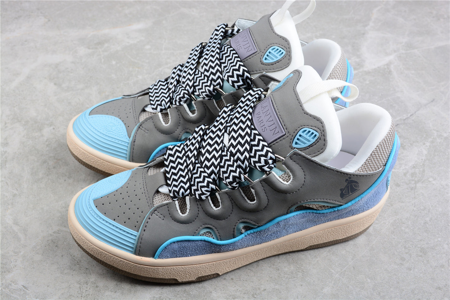 Lanvin Curb Sneaker 'Grey Blue' - Best Reps Website 2025