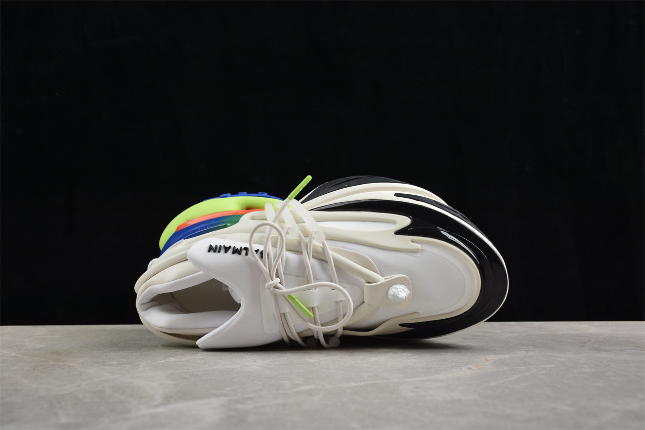 Balmain Unicorn Trainers in Neoprene and Leather White - Best Reps Website 2025