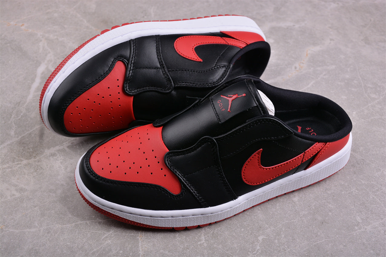 Air Jordan 1 Low Golf "Bred" Mule - Best Reps Website 2025