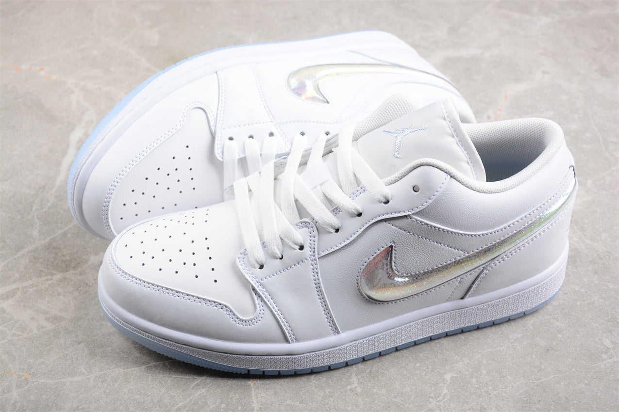 Nike Air Jordan 1 Low Glitter Swoosh Shine - Best Reps Website 2025