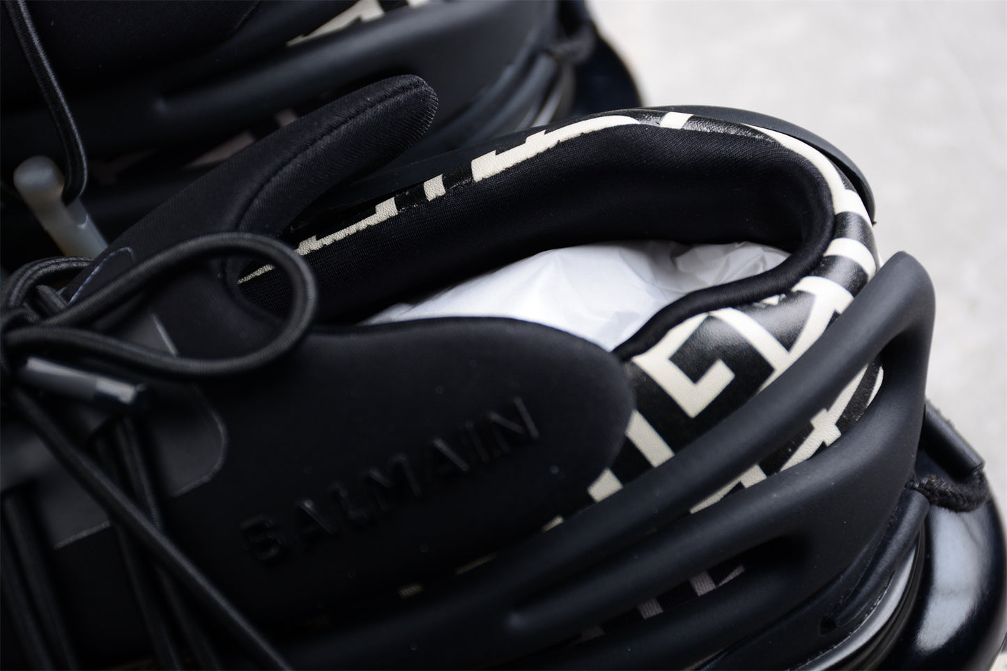 Balmain Unicorn Sneakers in Black – Neoprene &amp; Leather - Best Reps Website 2025