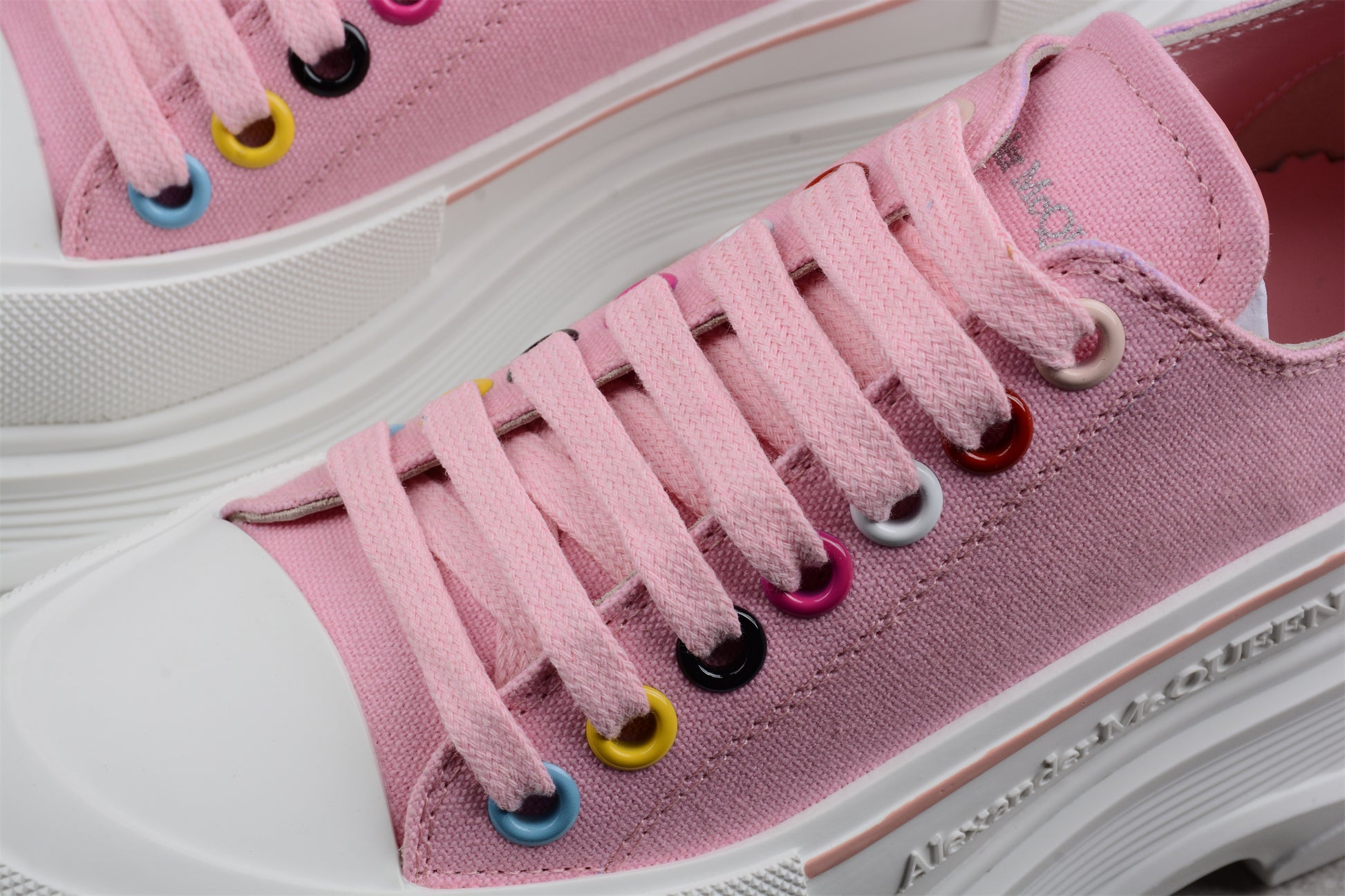 Alexander McQueen Tread Slick Low Lace-Up in Pink (Women’s) - Best Reps Website 2025