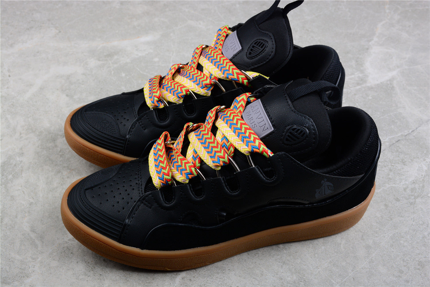 Lanvin Leather Curb 'Black Brown' - Best Reps Website 2025