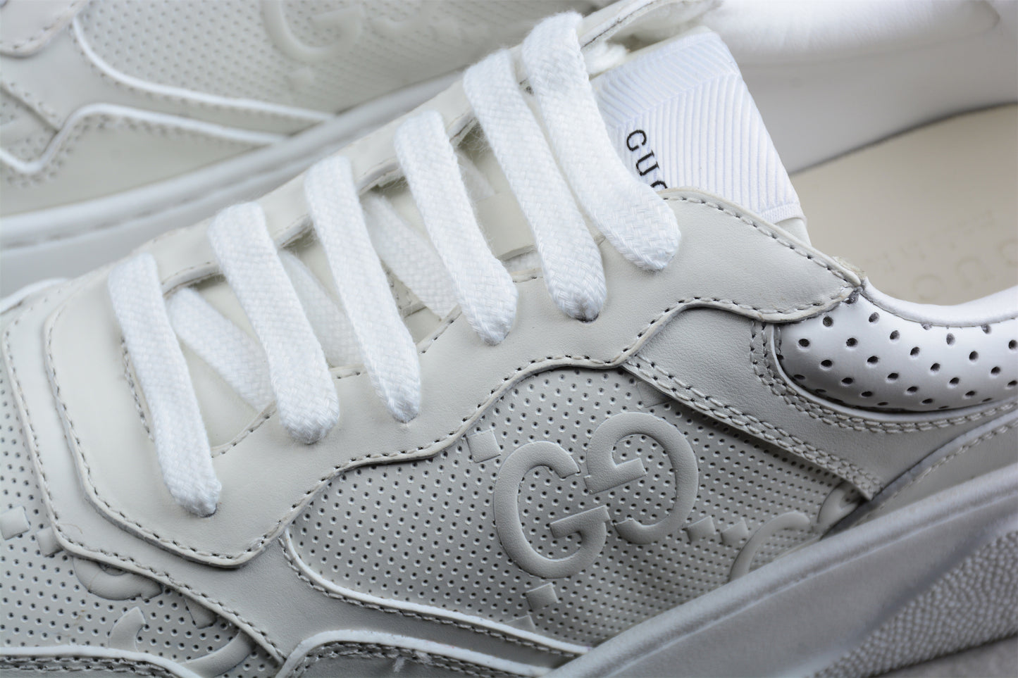 Gucci Embossed GG Logo Sneaker "White" - Best Reps Website 2025
