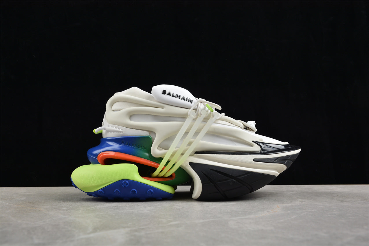 Balmain Unicorn Trainers in Neoprene and Leather White - Best Reps Website 2025