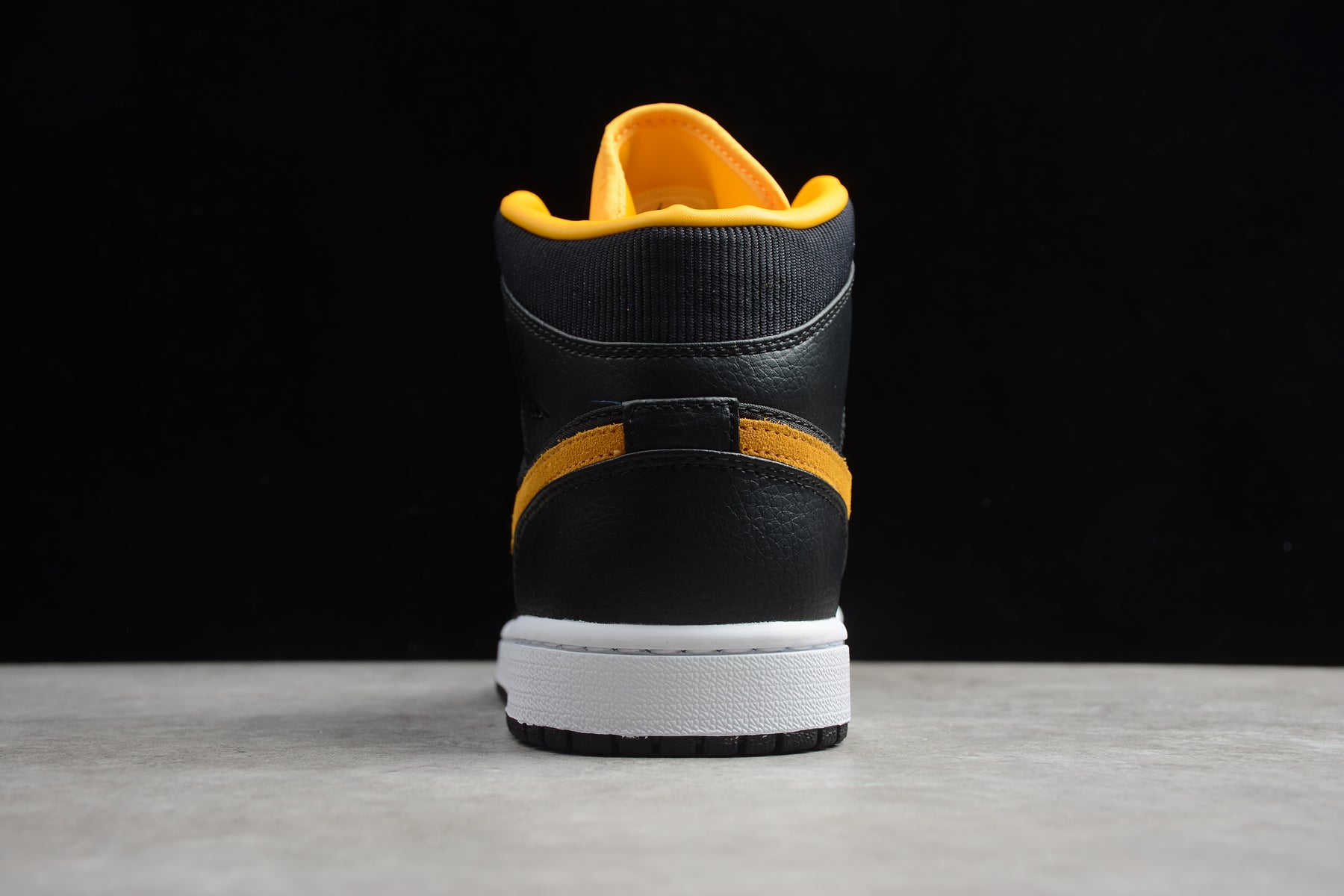 Nike Air Jordan 1 Mid "Black Metallic Gold White" - Best Reps Website 2025
