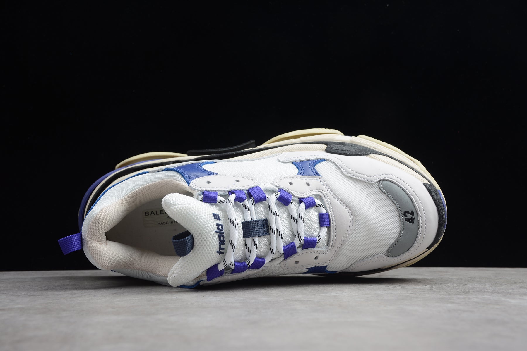 Balenciaga Triple S Sneaker in White/Purple - Best Reps Website 2025