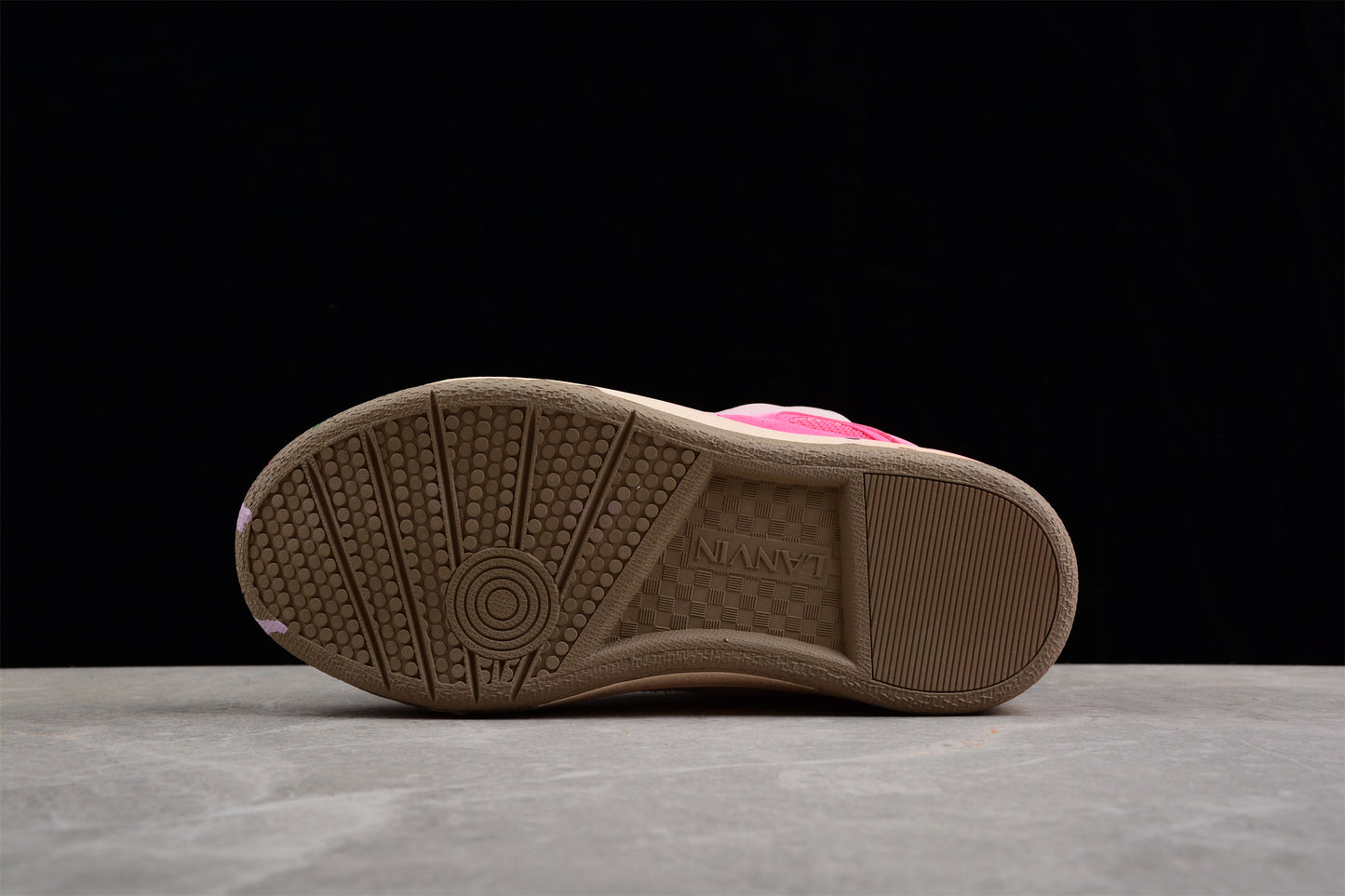 Gallery Dept. x Lanvin Curb Light Sneakers 'Paint Drip – Pale Pink' - Best Reps Website 2025