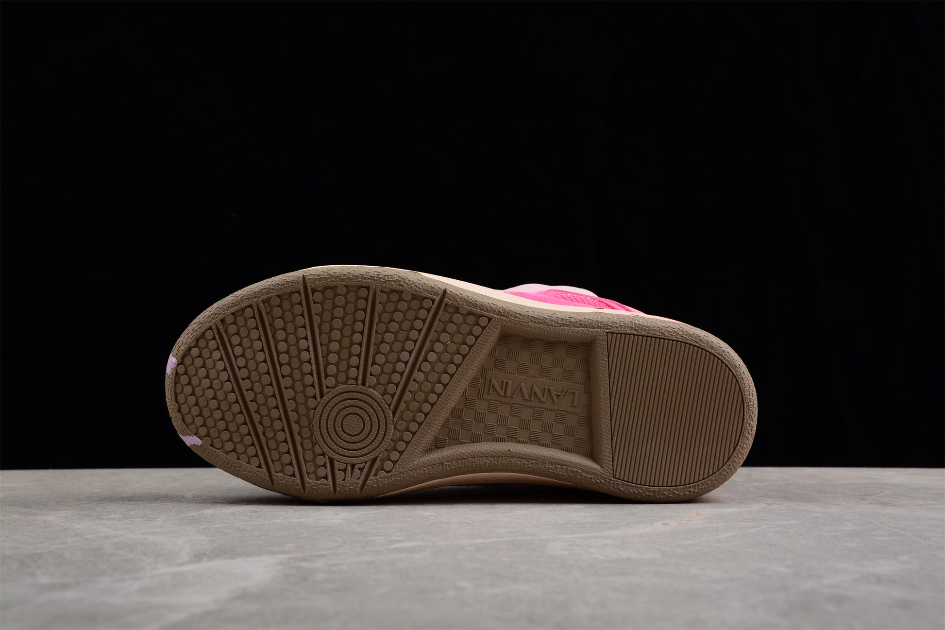 Gallery Dept. x Lanvin Curb Light Sneakers 'Paint Drip – Pale Pink' - Best Reps Website 2025