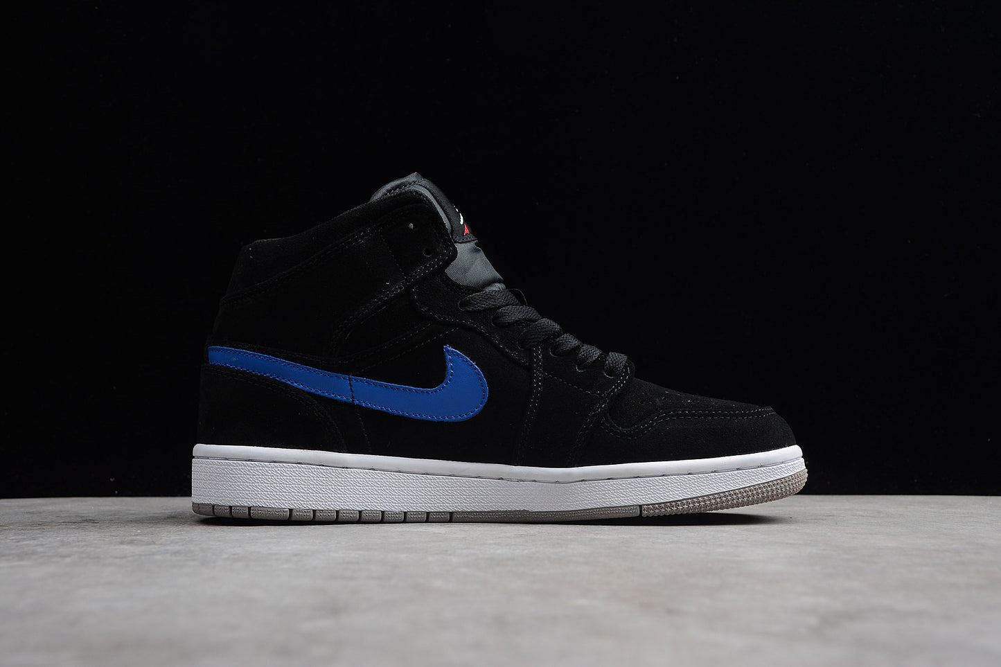 Air Jordan 1 Mid "Multicolor Swoosh" Black - Best Reps Website 2025