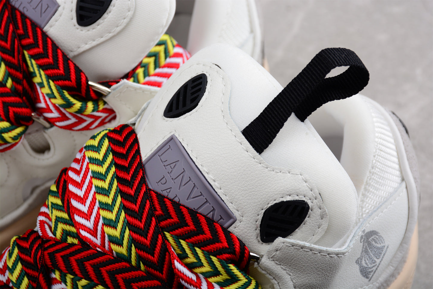 Lanvin Leather Curb Sneaker 'White Ivory' - Best Reps Website 2025