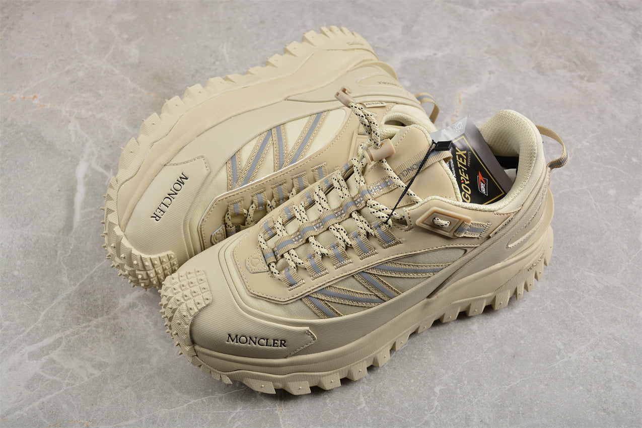 Moncler Trailgrip GT Slip Resistant Waterproof Low Top Outdoor Shoes Beige - Best Reps Website 2025