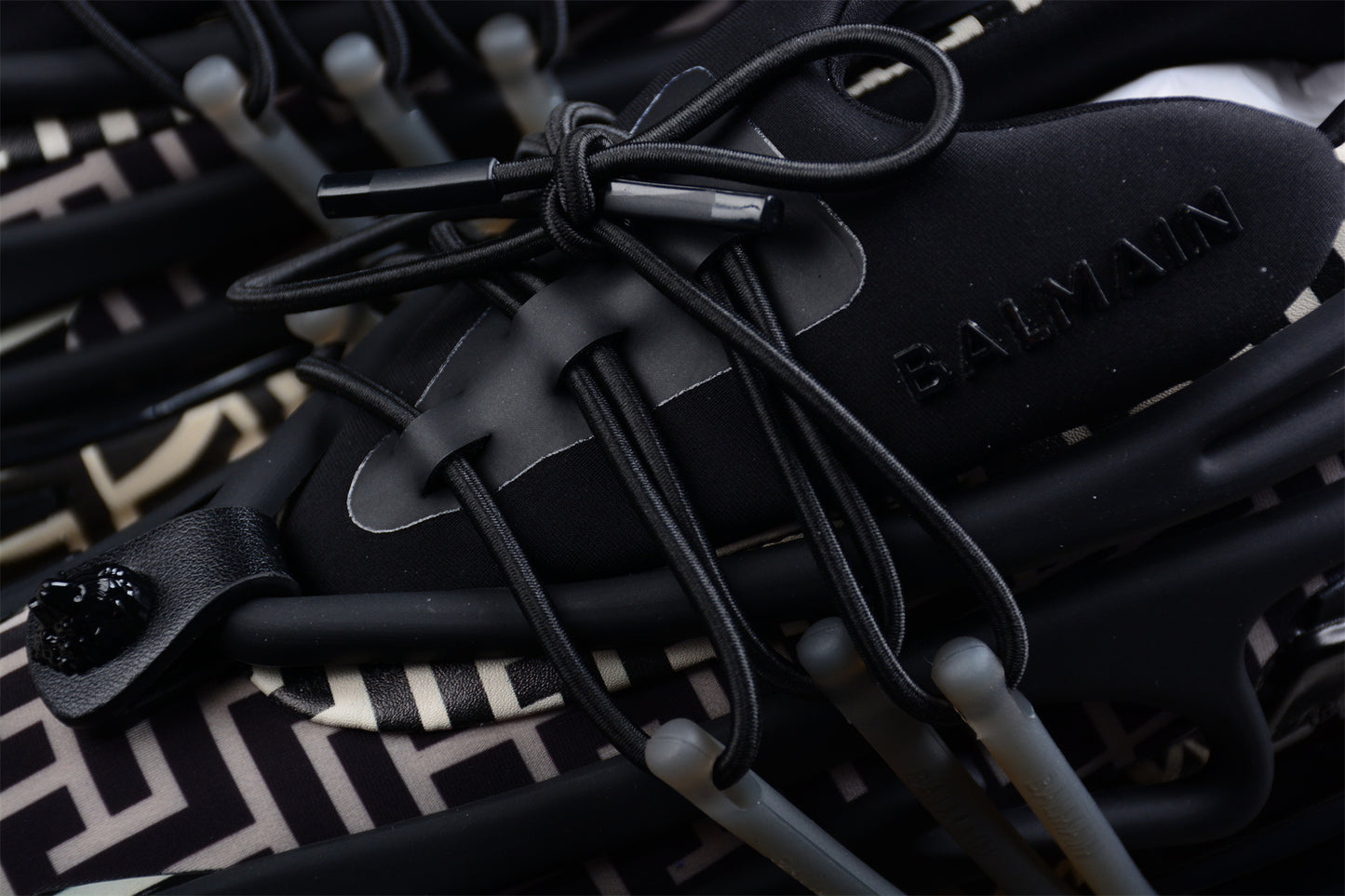 Balmain Unicorn Sneakers in Black – Neoprene &amp; Leather - Best Reps Website 2025