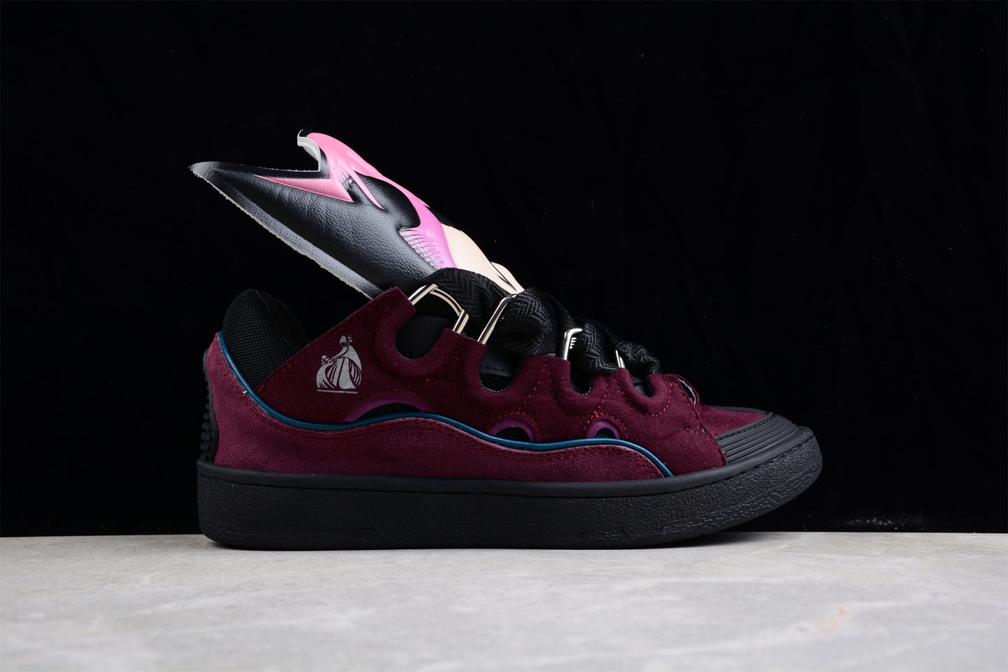 Lanvin x Batman Women's CURB Sneakers 'Raisin/Black' - Best Reps Website 2025