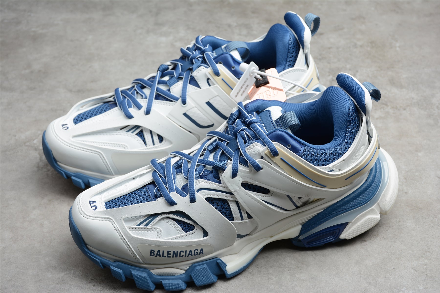 Balenciaga Track Worn Out – White Blue - Best Reps Website 2025