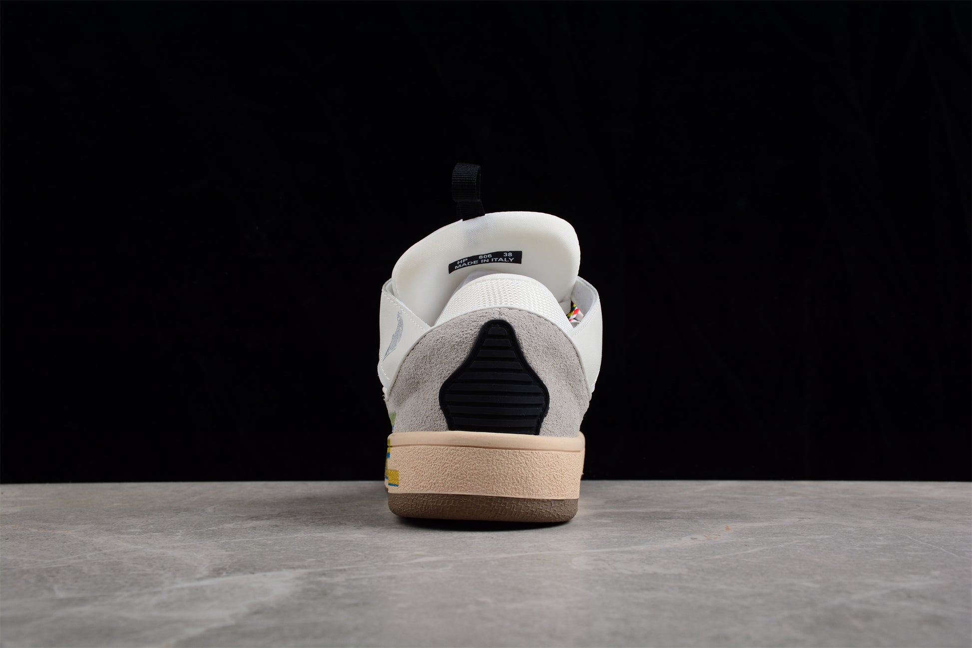Lanvin Leather Curb Sneaker 'White Ivory' - Best Reps Website 2025
