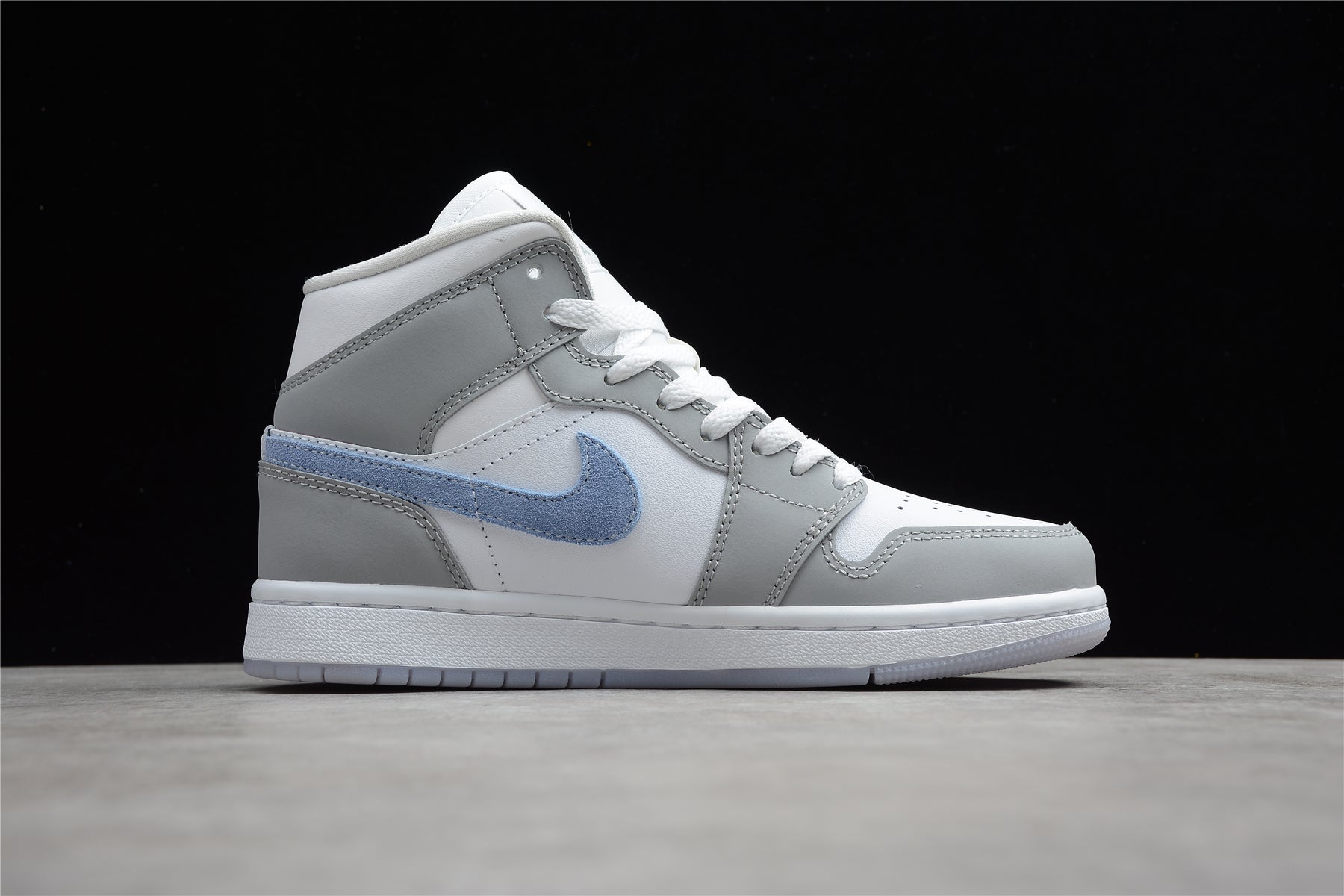 Air Jordan 1 Mid "Wolf Grey Aluminum" - Best Reps Website 2025