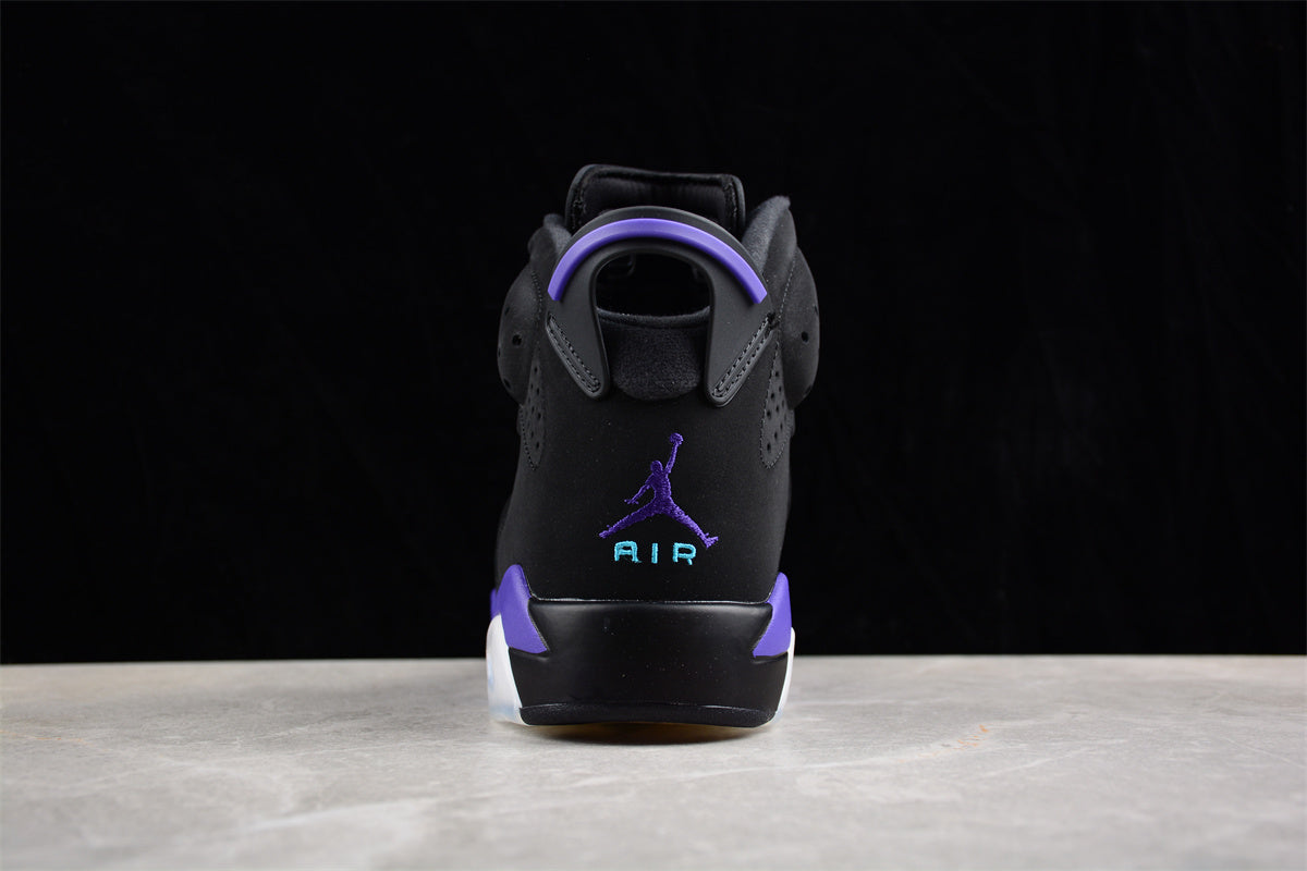 Air Jordan 6 Retro "Aqua" in black, bright concord
