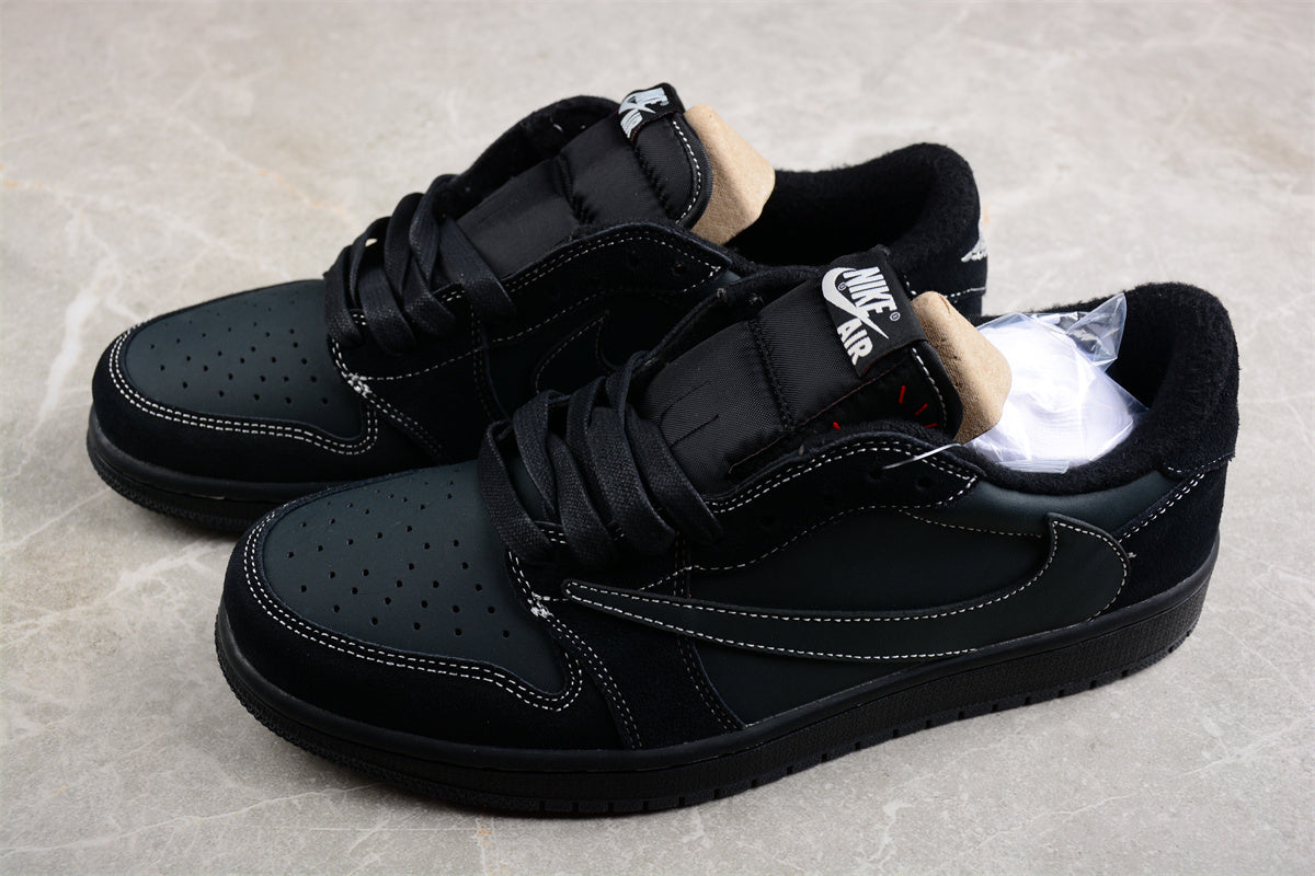 Travis Scott x Air Jordan 1 Low OG “Triple Black” - Best Reps Website 2025