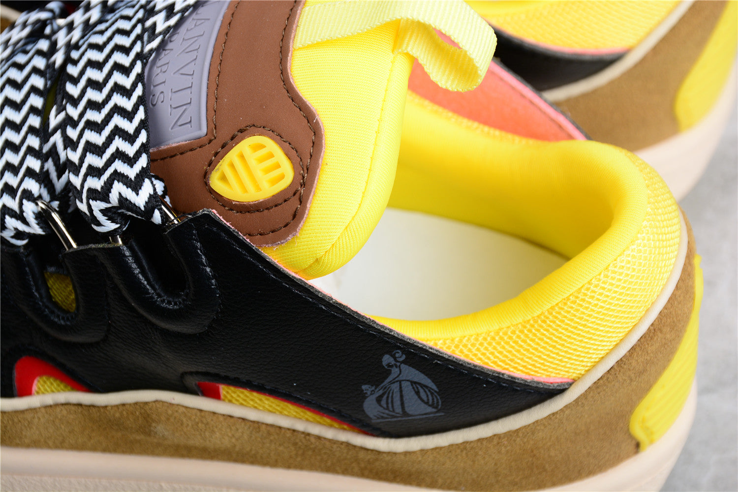 Lanvin Curb Sneaker 'Black Yellow' - Best Reps Website 2025