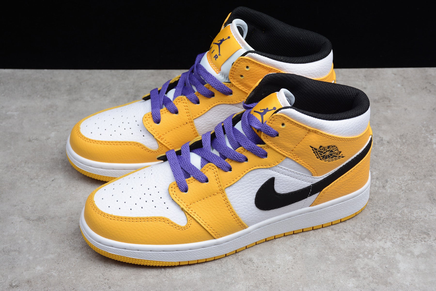 Nike Air Jordan 1 Mid "Lakers" BQ6931-700 - Best Reps Website 2025