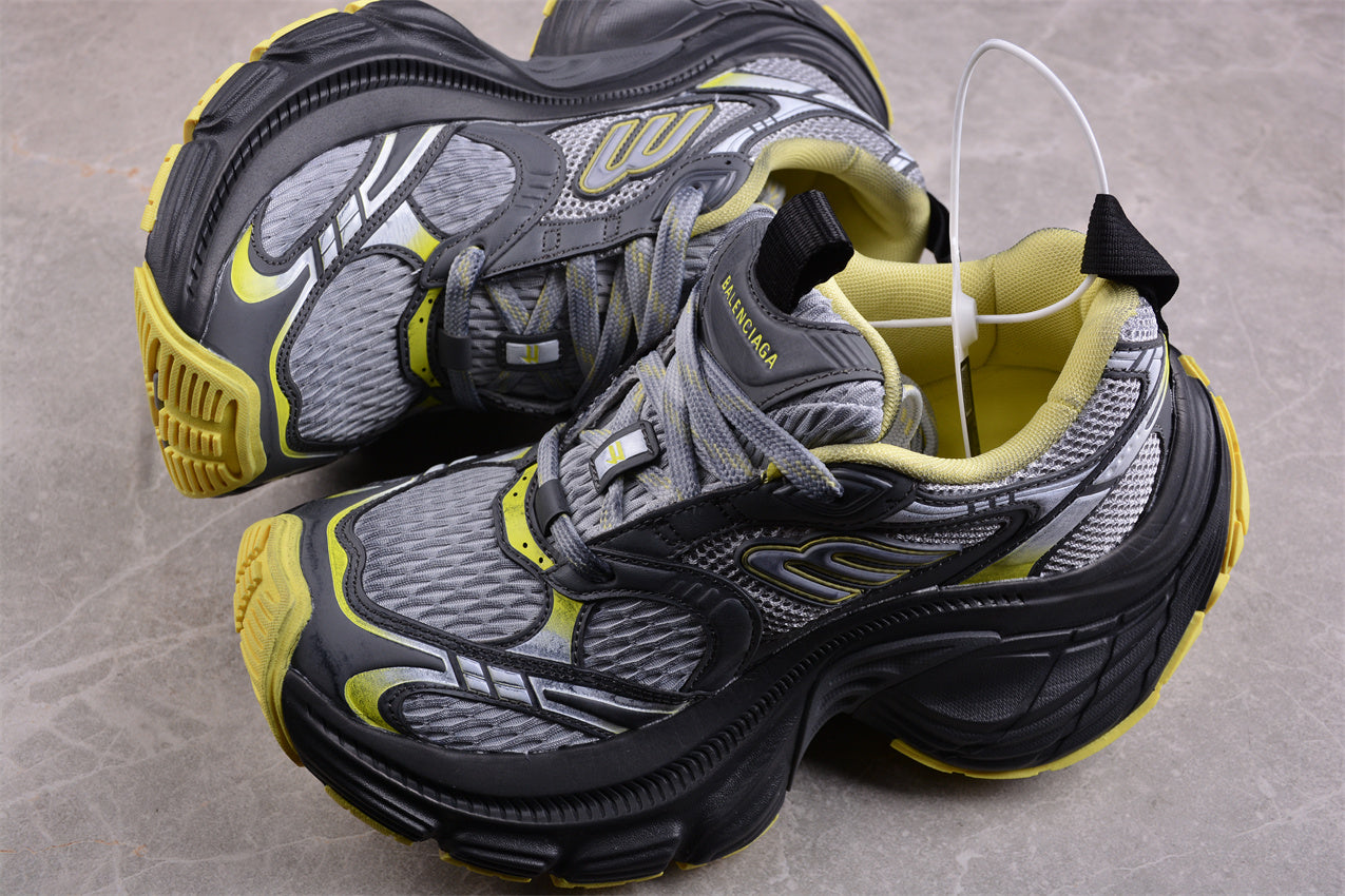 Balenciaga 10XL Sneakers in Grey/Fluorescent Yellow - Best Reps Website 2025