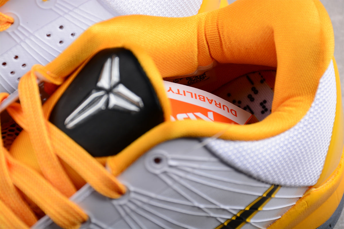 Nike Zoom Kobe 5 “White/Black/Del Sol/Metallic Silver” - Best Reps Website 2025