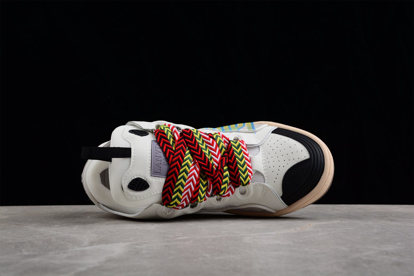 Lanvin Leather Curb Sneaker 'White Ivory' - Best Reps Website 2025