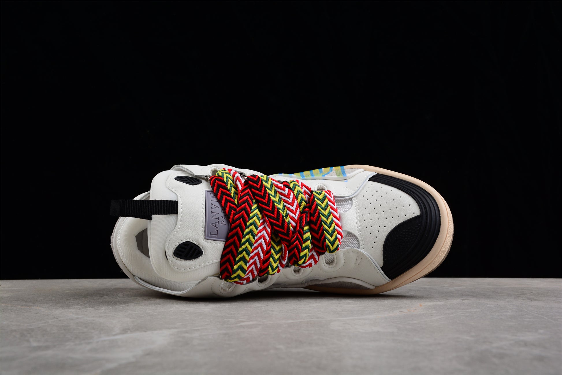 Lanvin Leather Curb Sneaker 'White Ivory' - Best Reps Website 2025