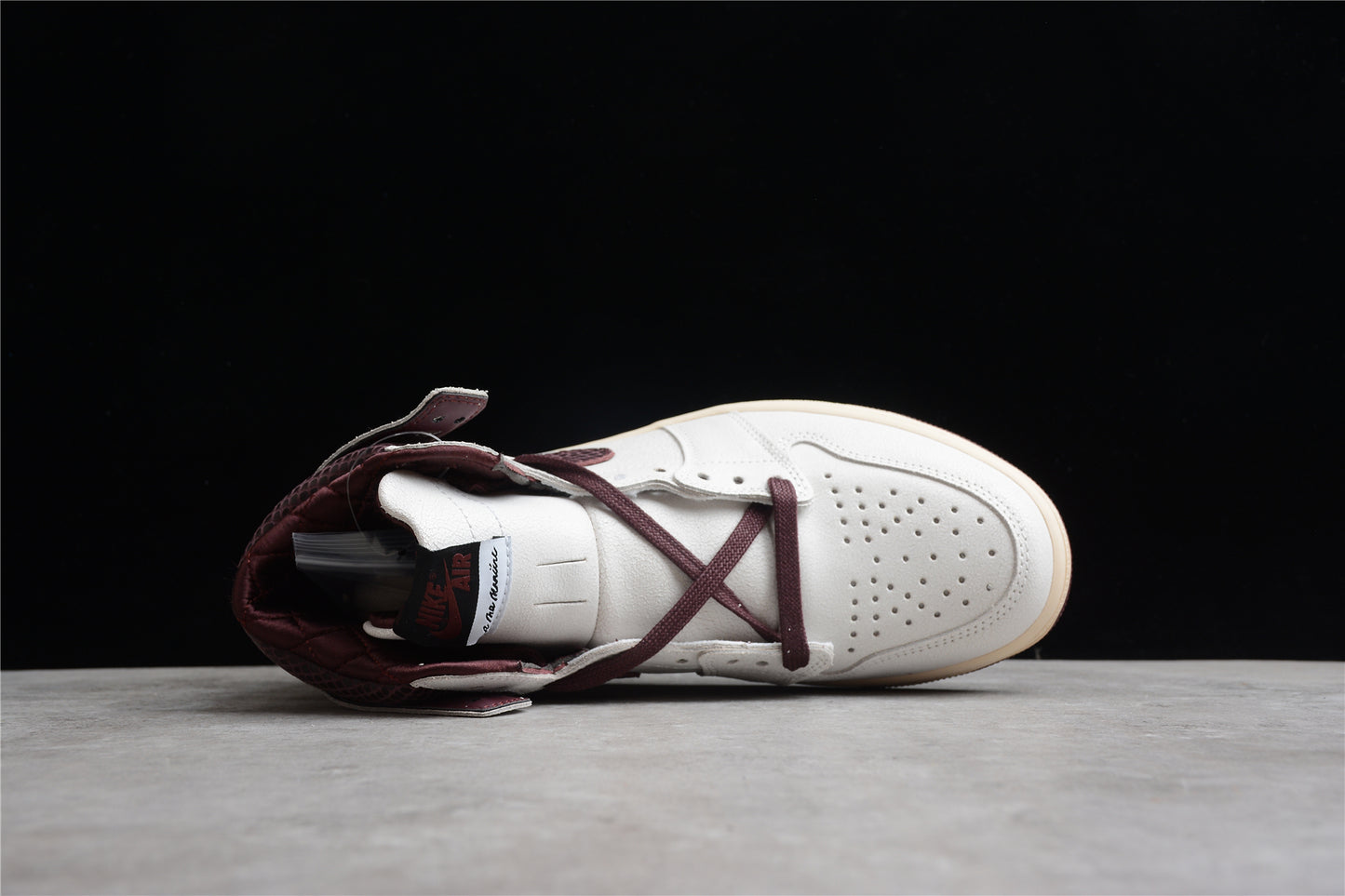 Air Jordan 1 High OG x A Ma Maniére “Sail & Burgundy” - Best Reps Website 2025
