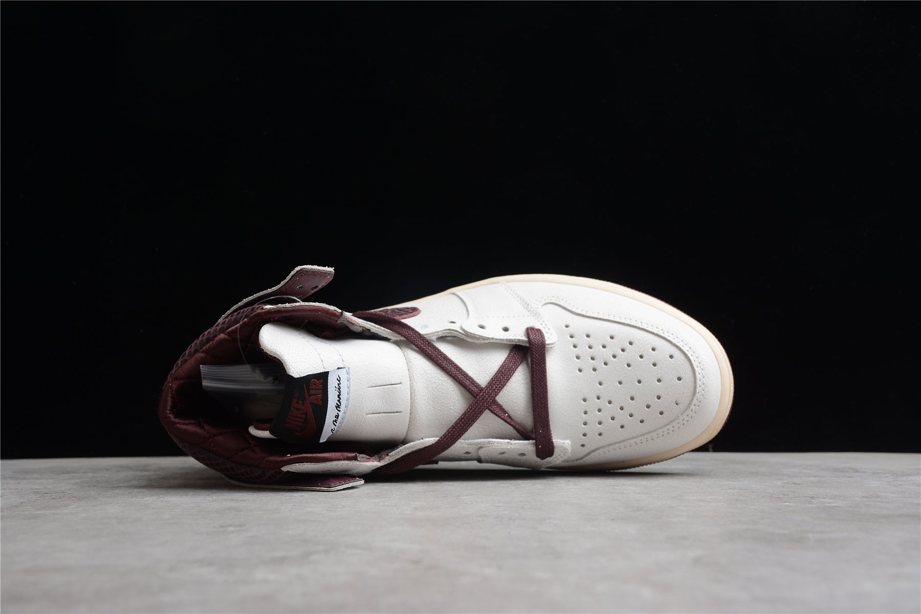 Air Jordan 1 High OG x A Ma Maniére “Sail & Burgundy” - Best Reps Website 2025