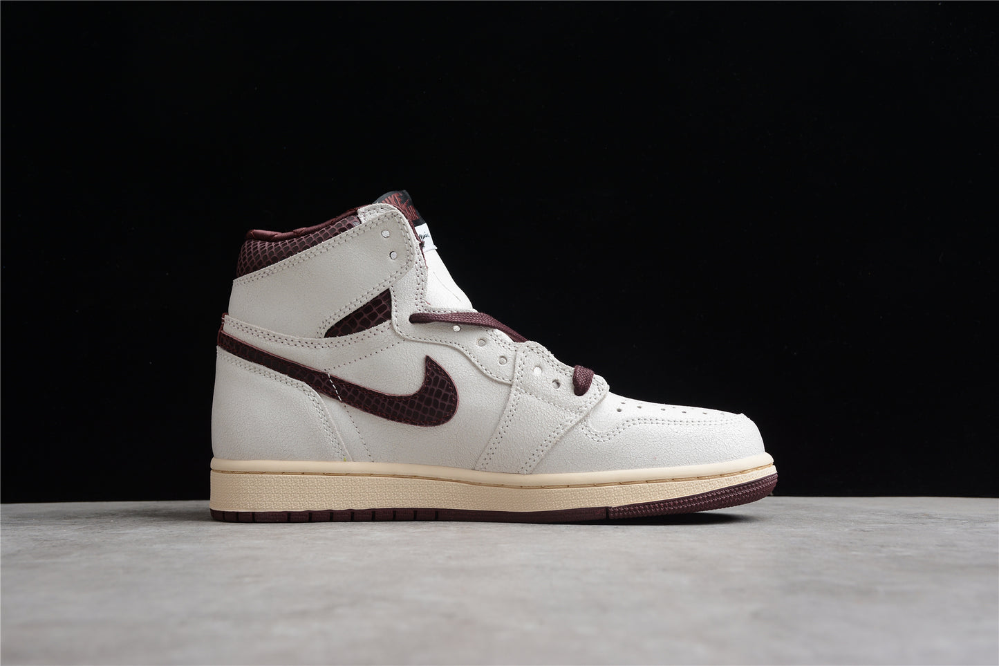 Air Jordan 1 High OG x A Ma Maniére “Sail & Burgundy” - Best Reps Website 2025