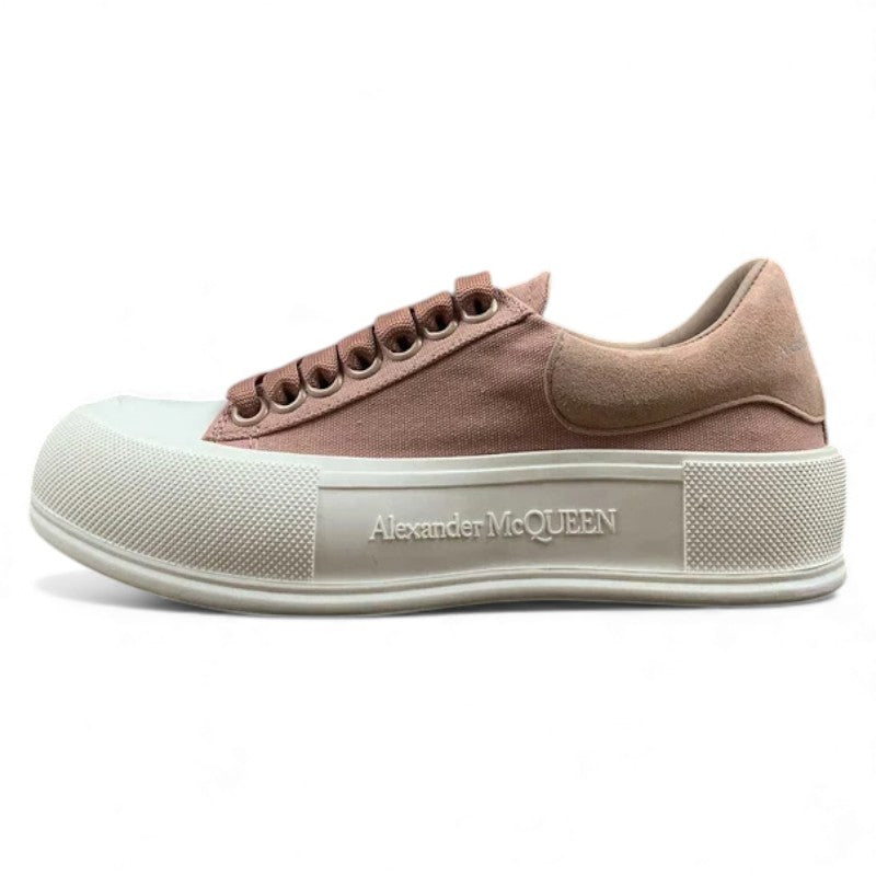 Alexander McQueen Vulcanized Low-Top Sneakers – Rose Pink