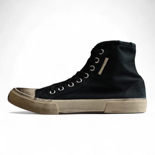 Balenciaga Paris High Top Canvas Sneakers – Black - Best Reps Website 2025