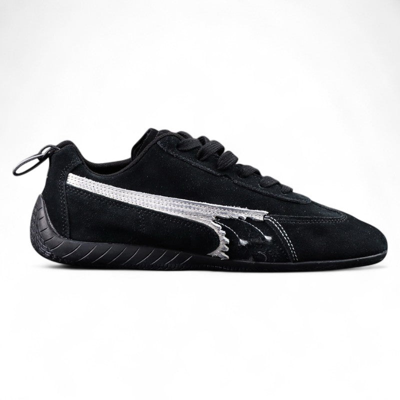 Balenciaga Speedcat Suede in Black/White