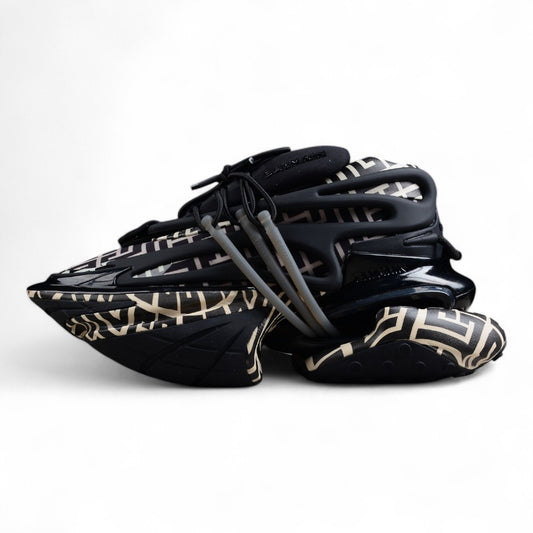 Balmain Unicorn Sneakers in Black – Neoprene &amp; Leather - Best Reps Website 2025