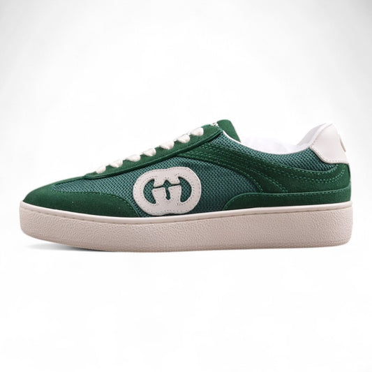 Gucci Interlocking G Green Suede Low Top Sneakers - Best Reps Website 2025