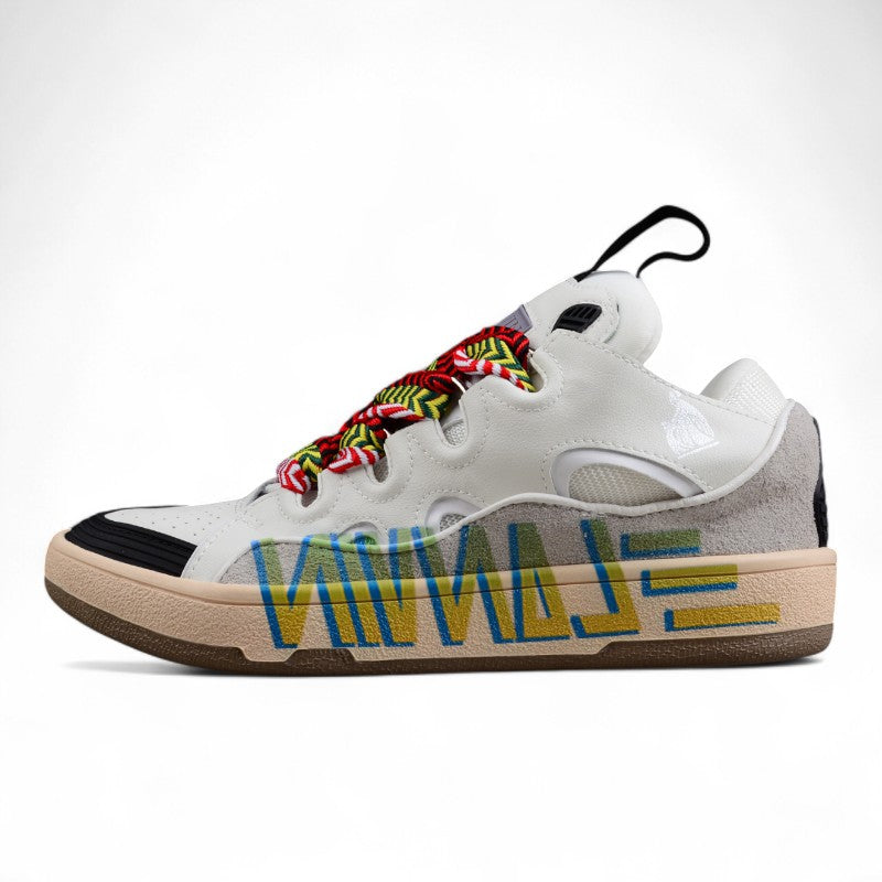Lanvin Leather Curb Sneaker 'White Ivory' - Best Reps Website 2025
