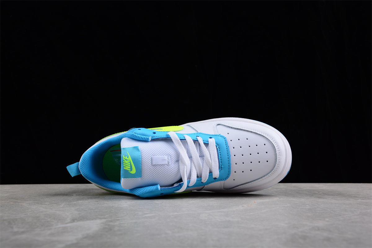Nike Court Borough Low 2 GS "White Volt Blue"