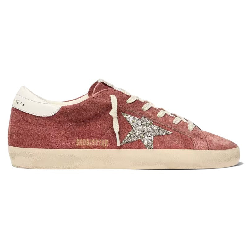 Rust Red Suede Super-Star Street Sneakers